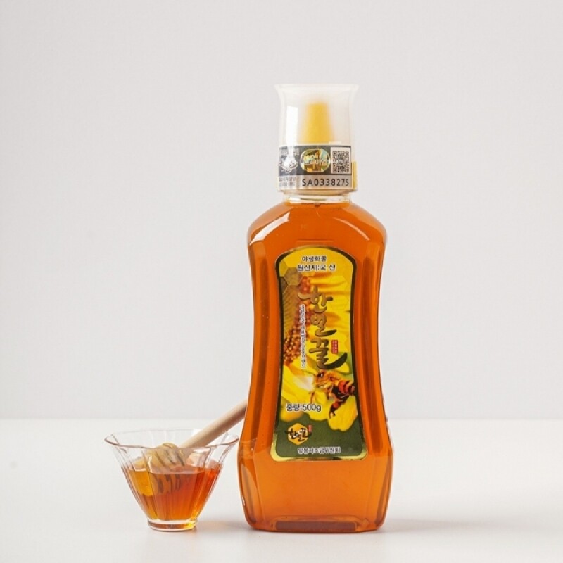 양양꿀단지농원,자연그대로의 천연 벌꿀 한벌꿀(아카시아꿀&야생화꿀 500g x 2종세트)